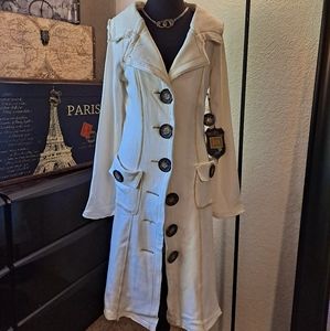 New Anthropologie Millard Filmore long coat size S